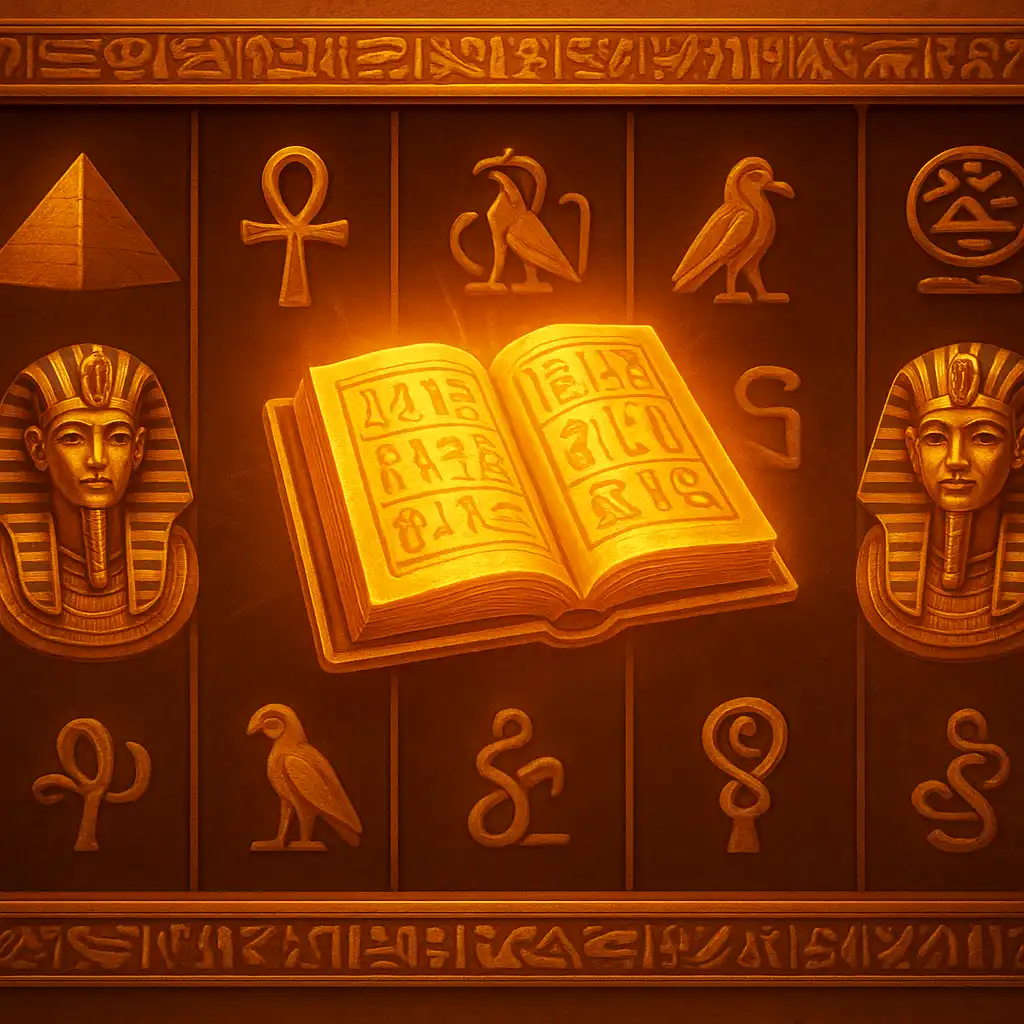 Ramses Book slot game screen